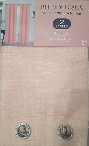 Mezcla Delicada Casa Seda Ojal Panel De La Ventana Par Con A