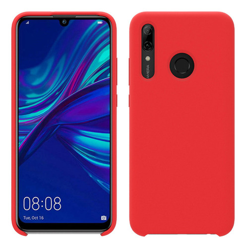 Funda De Teléfono De Silicona Líquida Roja Para Plus 2019/