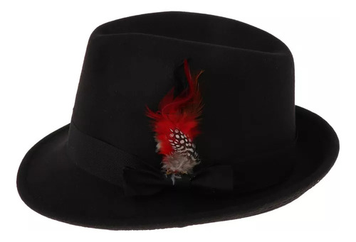 Sombrero De Panamá Unisex Fedora Trilby Gangster Para Hombre