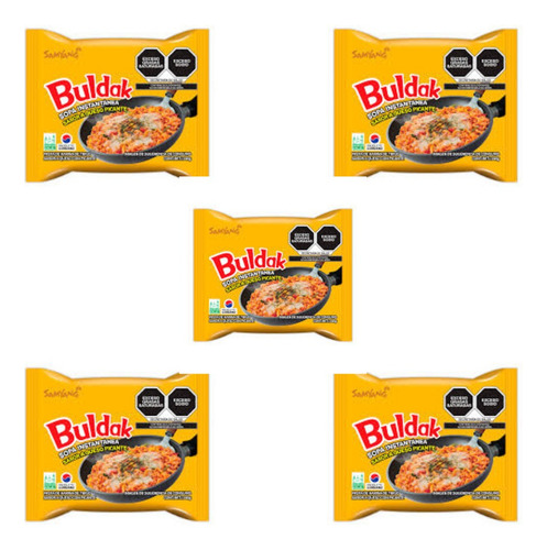 Ramen Coreano Buldak Sabor Queso Picante 130g 5pzs