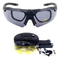 Comprar Oculos Tatico Balistico Profissional Tiro Esportivo 3 Lentes Desenho Tático