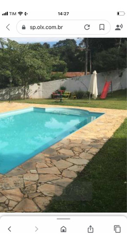 Chácara Completa Com 5540 M2 Com Casa, Salão,piscina, Campo