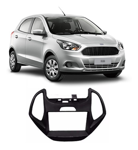 Moldura Painel Ford Ka 2014 A 2018 Computador De Bordo