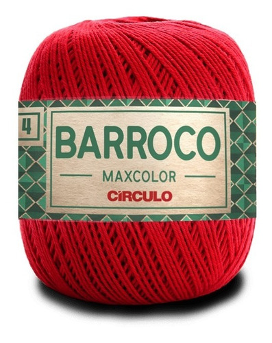 Kit 4 Novelos Barbante Barroco Max Color Fio 4 200g Crochê