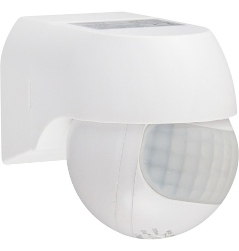 Sensor Movimiento Infrarrojo 180° 12m 800w Ip44 Technolamp