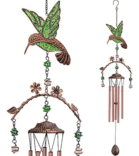 Exrisiry Wind Chimes, Hummingbird Wind Chimes Para Exteriore