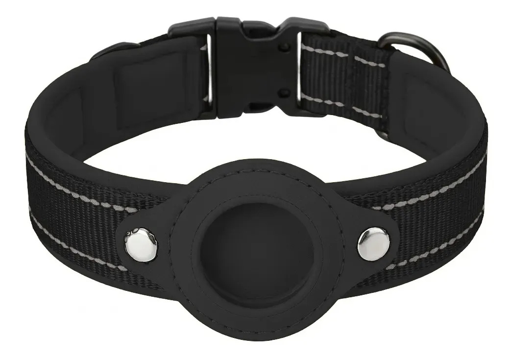 Collar Perro Soporte Airtag Gps Rastreador Reforzado Unipet