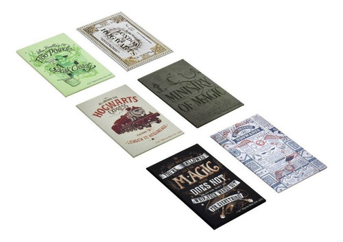 Set De Imanes Harry Potter Howarts De Coleccion