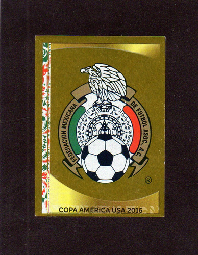 Copa America 2016. Figurita N° 206 Escudo De Mexico. Mira!!