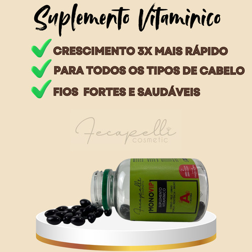 Kit Monovim Crescimento Capillar + Suplemento Vitamínico