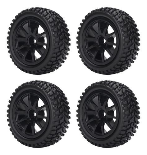 Ruedas Hexagonales Y Neumáticos De 12 Mm, 4 Unidades, Ruedas