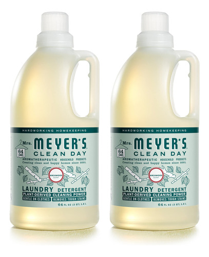 Mrs. Meyer's - Detergente Líquido Para Ropa, Fórmula Biod.