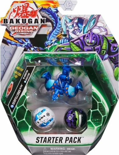 Bakugan Geogan Rising Starter Pack Serpillious Ultra