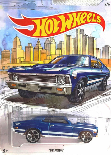 Hot Wheels Detroit Muscle Car Serie Completa 6 Set De Vagone