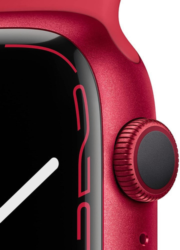 Apple Watch Series 7 45mm Gps Celular Lte Rojo Aluminio - Aceptable (Reacondicionado)