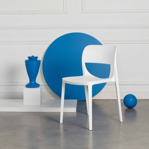 Pack X 6 Silla De Jardín Apilable Diseño Smile | Contado