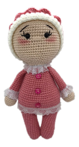 Muñeco Bebé Tejido A Crochet Peluche Amigurumi Juguete