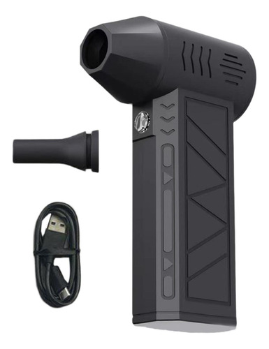 Ventilador Elétrico Air Duster Portátil Poderoso Com Preto