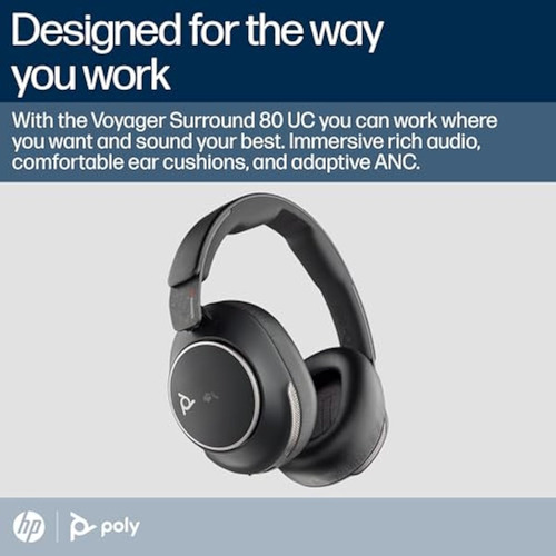 Auriculares Bluetooth Poly Voyager Surround 80 Uc