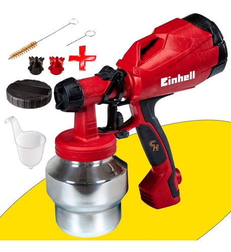 Equipo Pistola Maquina Para Pintar Einhell 500w Electrico Latex Paredes Barniz Sintetico Lacas Manual