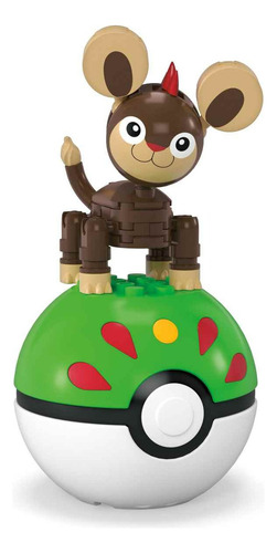 Mega Pokémon Juguete De Construcción Pokébola Litleo 44 Pokebola Litleo Serie 21