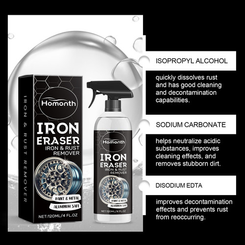 Eliminador De Óxido Para Neumáticos De Coche X Iron, Limpiad