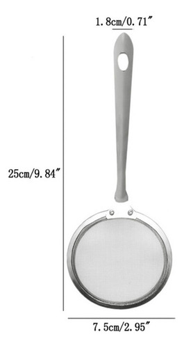 Mz Cuchara De Aceite Con Escurridor De Acero Inoxidable Con