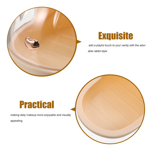 Lindo Soporte Para Esponja De Maquillaje Con Tapa: Counterto