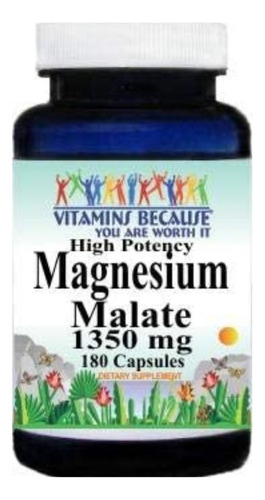 Malato De Magnesio  1350mg Vita - - Unidad A $1142