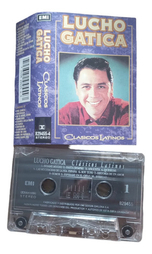 Lucho Gatica - Clasicos Latinos Cassette 1994 Vg