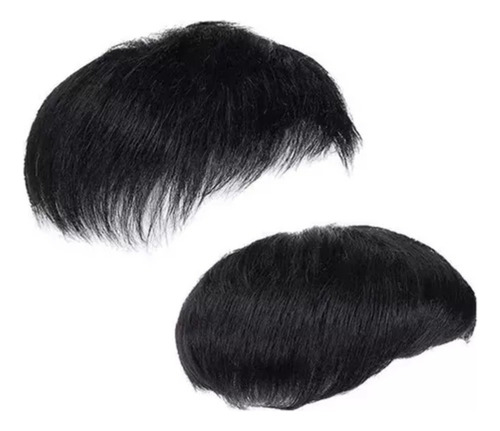 Mt Kit 2 Protese Capilar Masculina Orgânica Natural Cabelo