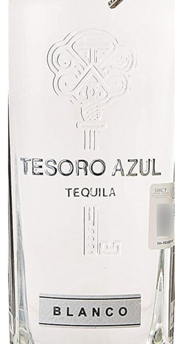 Pack De 12 Tequila Tesoro Azul Blanco 750 Ml