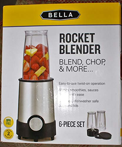 (14523) Rocket Blender, Juego De 6 Piezas, Acero Inoxidable 
