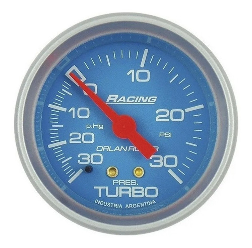Reloj Presión Turbo Orlan Rober Linea Racing 52mm 314c30