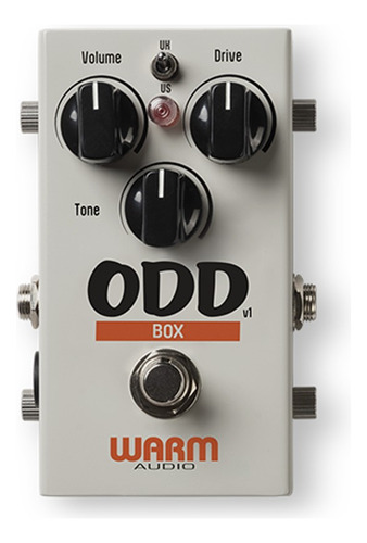 Pedal Warm Audio Odd Overdrive Para Guitarra Electrica Color Blanco