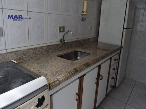Imagem 9 de 9 de Apartamento À Venda No Guarujá, Próximo Da Praia, Sacada, 01 Vaga De Garagem. - Ap8093