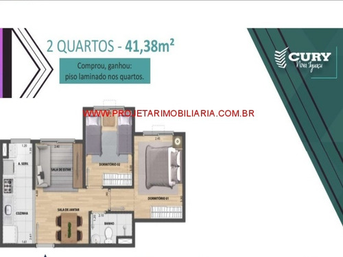 Imagem 25 de 26 de Prata/n.iguaçu. Único Nova Iguaçu. Apartamentos1 E 2 Quartos E Lazer Completo. Condições De Pagamento Facilitadas. - Ap00337 - 68201536