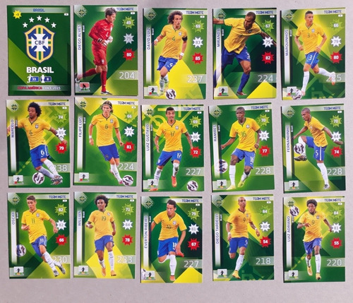 15 Cartas Brasil/ Copa América Chile 2015/ $7.000×todas.