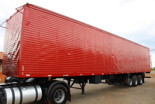 Carreta Baú Furgão 30 Paletes - Roda Disco