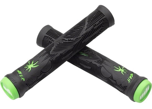 Puños Odi Hucker Grips Bmx Street Mtb Bici Wf Color Negro