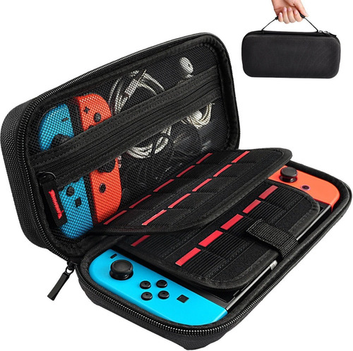 Funda Estuche Nintendo Switch Juegos Consola Control Joycon