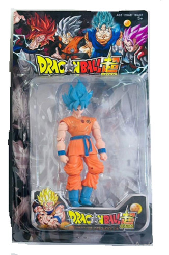  Figuras Dragon Ball Héroes Muñecos Juguetes Goku Ssj Blu