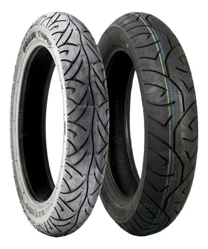 Par Pneus Moto Ninja 250 100/80-17 + 140/70-17 Sport Demon