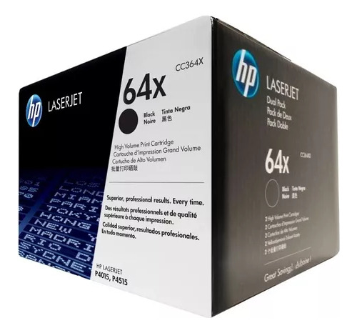 Cartucho De Toner Hp 64xd (cc364xd) Negro, 100% Original