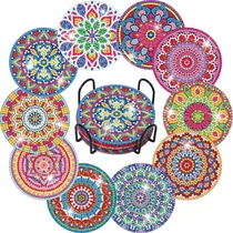 Comprar Billbotk Diamond Art Painting Art Coasters Kits, 10 Piezas M