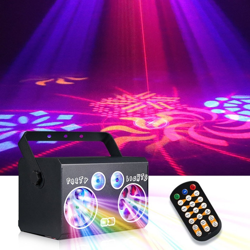 Luz Estroboscópica Con Control De Voz 3 En 1 Para Dj Dmx