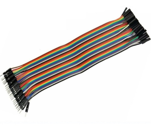 10 Cables 20 Cmt Dupont Alambres Conexión Modulos Arduino