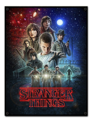 #1004 - Cuadro Vintage 30 X 40 - Stranger Things - Poster 