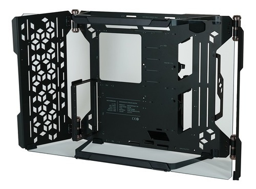 Gabinete Cooler Master Masterframe 700 Aire Libre Vidrio P Color Negro