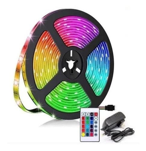 Cinta Led Rgb 5050 Kit De 5 Metros Tienda Fisica